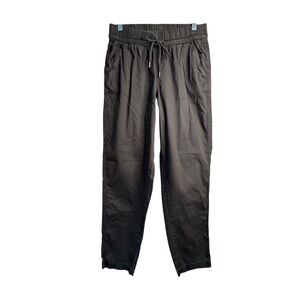 Pact Pants Women’s S Daily Twill Pant Organic Cotton Gray Drawstring G20